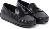 Thumbnail for your product : Tod's Junior Gommino leather penny loafers