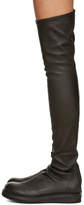 Thumbnail for your product : Rick Owens Black Creeper Over-the-Knee Boots