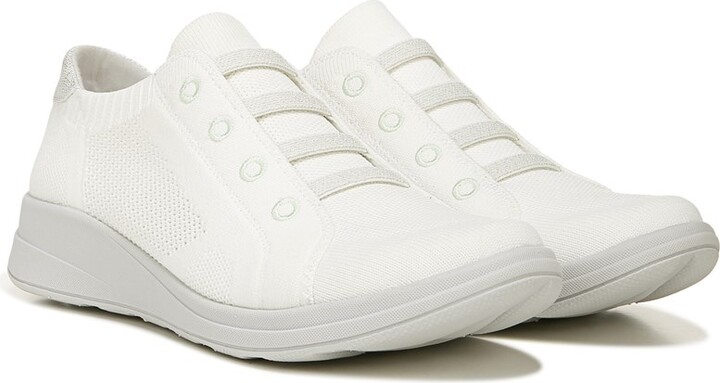 Bzees for LifeStride Women's Golden Knit Slip On Sneakers