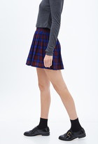 Thumbnail for your product : Forever 21 Plaid Knit Skater Skirt