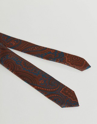 ASOS Slim Tie In Paisley Design