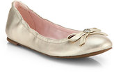 Thumbnail for your product : Jack Rogers Regina Metallic Leather Ballet Flats