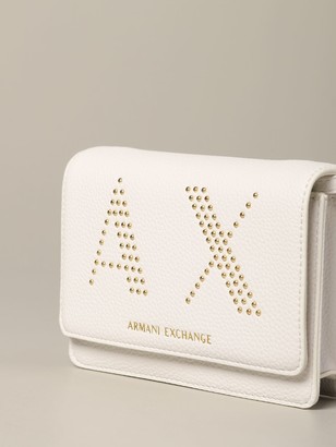 Armani Collezioni Armani Exchange Mini Bag Armani Exchange Bag In Synthetic Leather With Ax Logo Of Studs