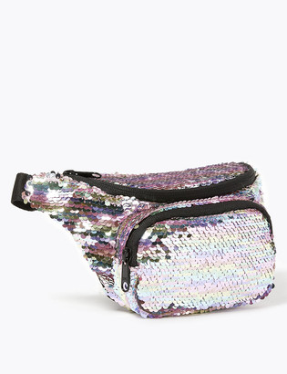 Marks and Spencer Kids' Reversible Sequin Bumbag