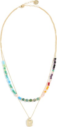 Jules Smith Designs Women's Bead & Crystal Charm Layered Necklace