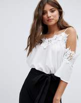 Thumbnail for your product : Jessica Wright Cold Shoulder Top