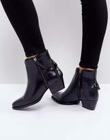 Thumbnail for your product : Hudson Hudson London Larry Black Leather Ankle Boots