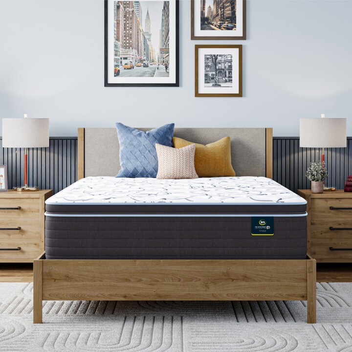 Serta 34th Street 15" Medium Pillow-Top Mattress, Twin