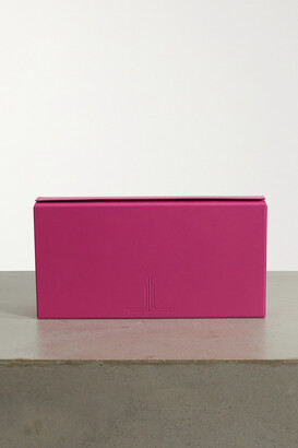 Alexandra Llewellyn Travel Leather Backgammon Set - Pink