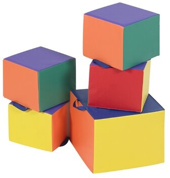Children's Factory Primary Cube 4 Piece Kids Soft Seating - ShopStyle