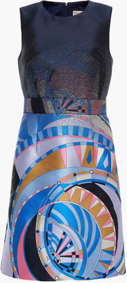 Emilio Pucci Printed jacquard mini dress
