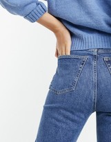 Thumbnail for your product : And other stories & Crush organic cotton kick flare jeans in strong blue