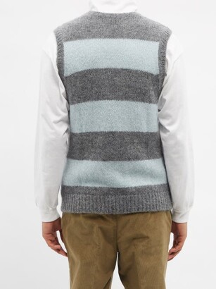 Erdem Ethan Striped Sweater Vest - Blue