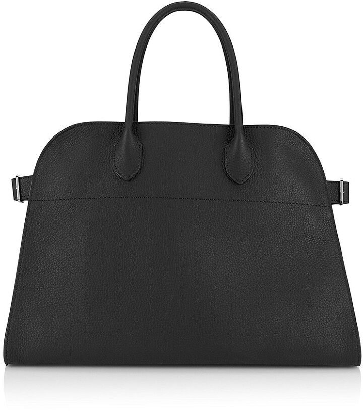 The Row Soft Margaux Leather Top Handle Bag - ShopStyle