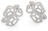 Thumbnail for your product : Adriana Orsini Roxy Pavé Crystal Cluster Button Earrings
