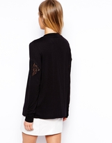 Thumbnail for your product : Vila Cardigan With Lace Insert