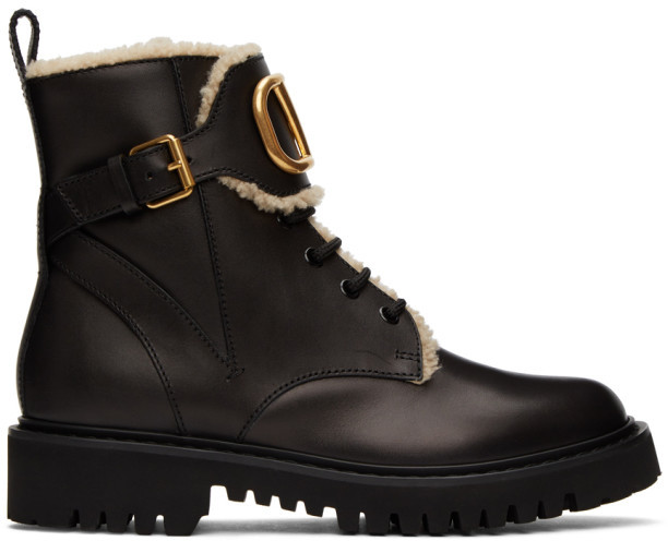 combat boots valentino