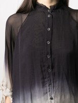 Thumbnail for your product : Masnada Dip-Dyed Silk Blouse