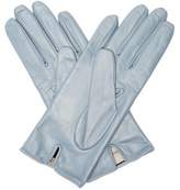 Thumbnail for your product : Bottega Veneta Intrecciato Leather Gloves - Womens - Light Blue