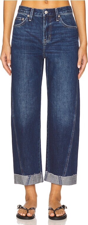 Pistola Denim Kacey Mid Rise Cuffed Boyfriend Jeans