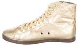 Thumbnail for your product : Paul Smith Metallic High-Top Sneakers