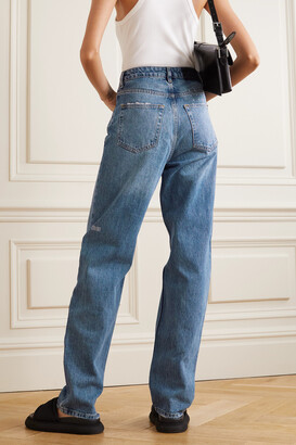 Ksubi Playback High-rise Straight-leg Jeans - Blue