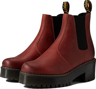 Dr. Martens Rometty (Brick Burnished Wyoming) Women's Boots - ShopStyle
