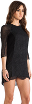 Thumbnail for your product : Parker Gibby Leather Sequin Dress
