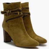 Thumbnail for your product : Lamica Khaki Suede Ankle Strap Boots