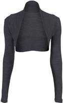 Thumbnail for your product : Womens Forever Plain Long Sleeves Plus Size Bolero Shrug Cardigan Top