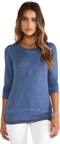 Thumbnail for your product : Monrow Ash French Terry Layered Sweatshirt