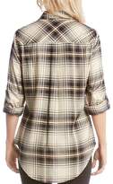 Thumbnail for your product : Karen Kane Plaid Button-Down Shirt
