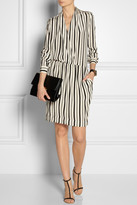 Thumbnail for your product : By Malene Birger Ragini striped silk dress