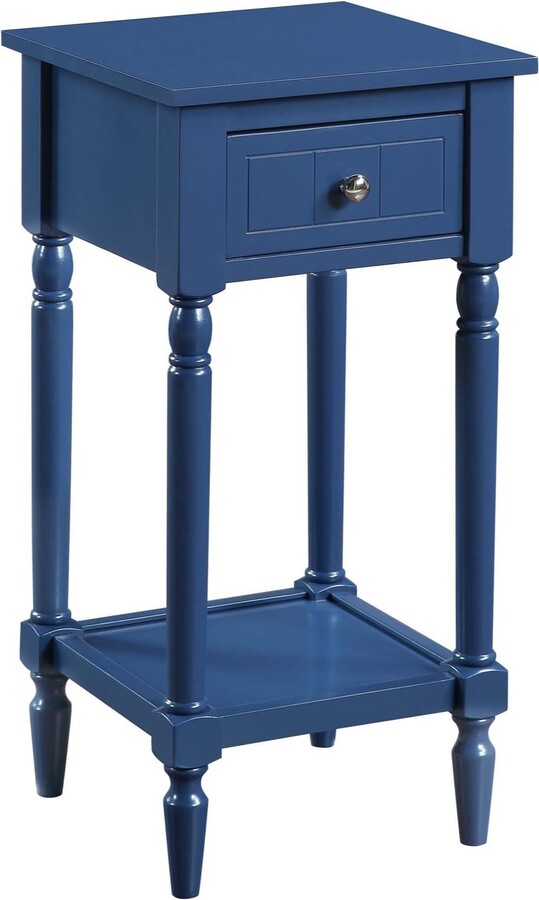 Global Pronex French Country Khloe 1 Drawer Accent Table with Shelf