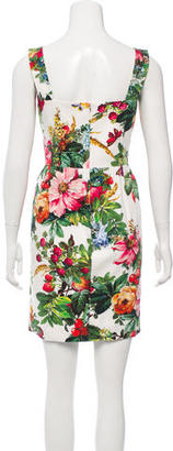 Dolce & Gabbana Floral Print Mini Dress