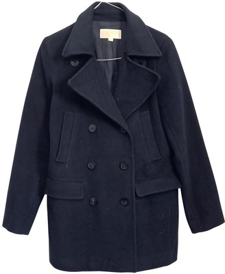 Michael Kors Blue Wool Coat for Women