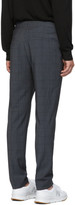 Thumbnail for your product : Tibi SSENSE Exclusive Grey Wool Windowpane Check Trousers