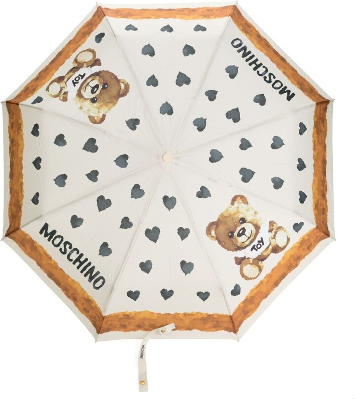 Moschino Teddy Bear-print umbrella ShopStyle