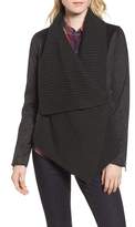 Thumbnail for your product : Lucky Brand Faux Suede & Knit Jacket
