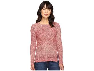 Lucky Brand Ombre Lace-Up Pullover Women's Clothing