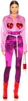 Thumbnail for your product : Ashish Classic Sequin Heart Shirt in Orchid & Red | FWRD