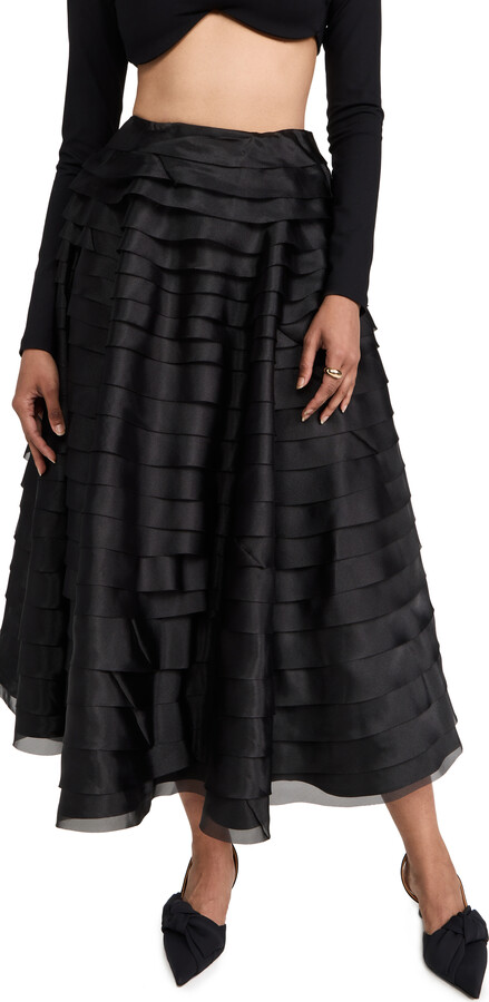 Black Ruffled Skirt | Shop The Largest Collection | ShopStyle