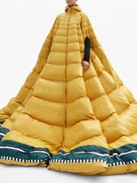 Thumbnail for your product : 1 MONCLER PIERPAOLO PICCIOLI Erminia Hooded Striped Down-filled Gown