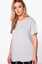Thumbnail for your product : boohoo Plus Lisa Lace Up Back Tee