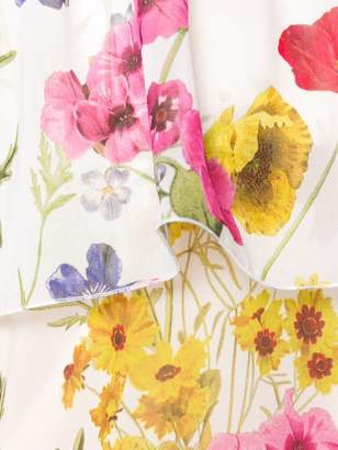 Blugirl floral print ruffled blouse