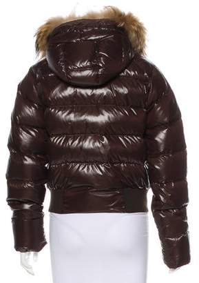 Moncler Alpin Fur-Accented Jacket