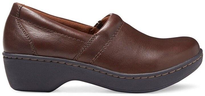 eastland gina leather clog
