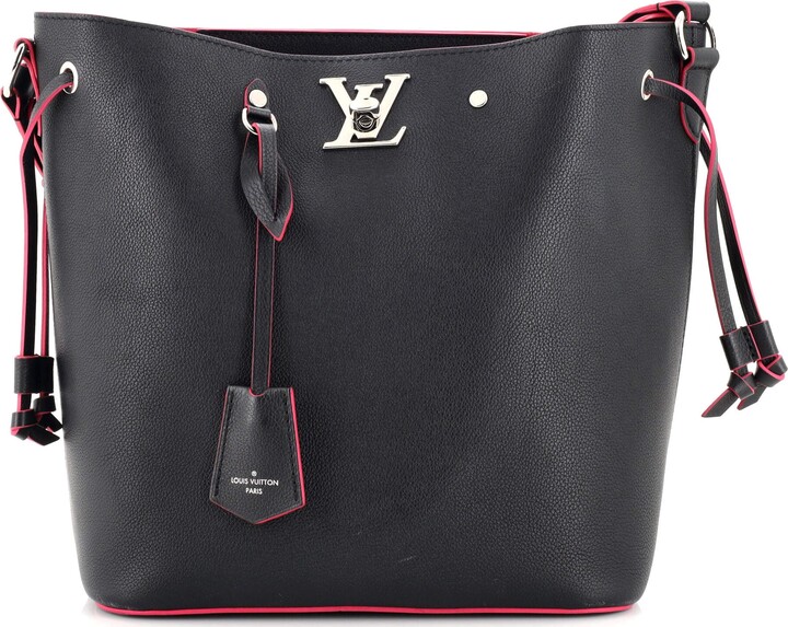 Louis Vuitton 2016 Black Leather Lockme II BB Crossbody Bag