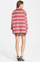 Thumbnail for your product : RED Valentino Stripe Oversize Coat