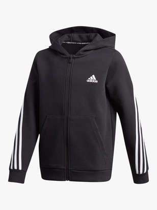 boys black adidas hoodie